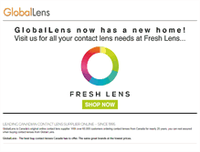 Tablet Screenshot of globallens.com